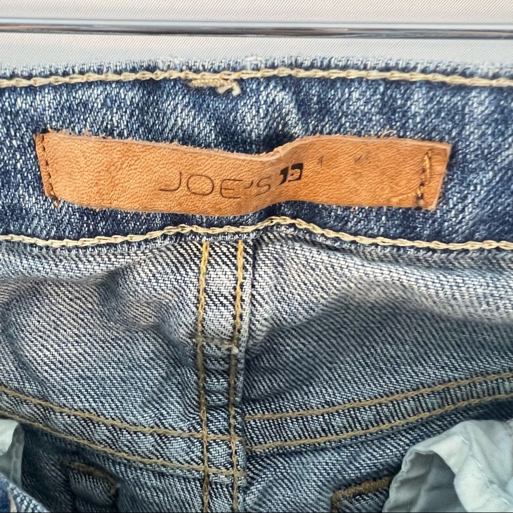 Joe’s Jeans Womens Size 24 High Rise Straight Ankle Jeans Distressed USA Stretch - Picture 5 of 8